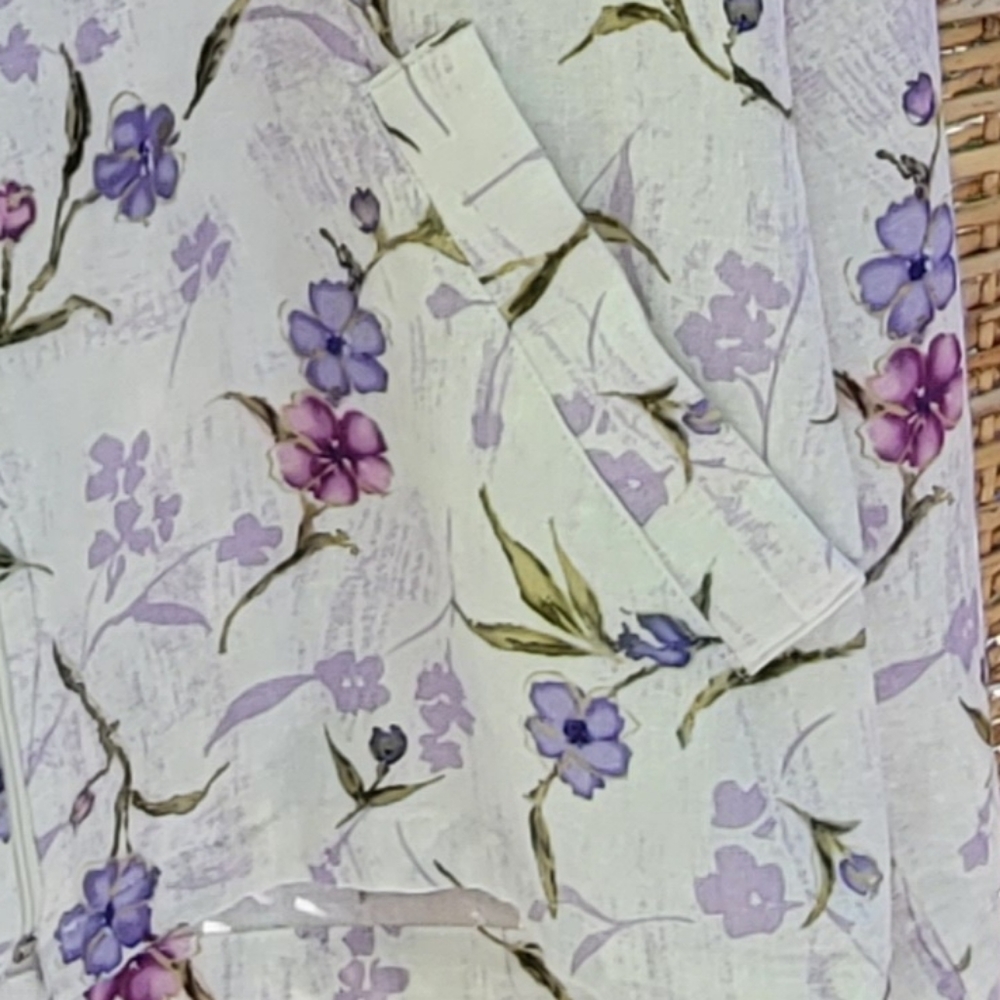 Floral Linen Shirt by Basic Threads - Picture 12 of 16